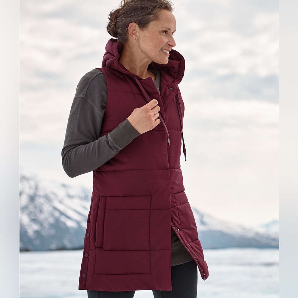 Garnet Hill Cozy Puffer Vest- size XS